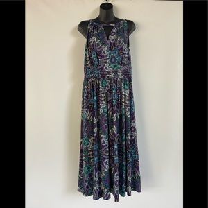 Dressbarn Purple Stretchy Dress